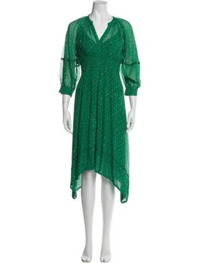 Pre-owned Ba&sh Floral Print Long Dress