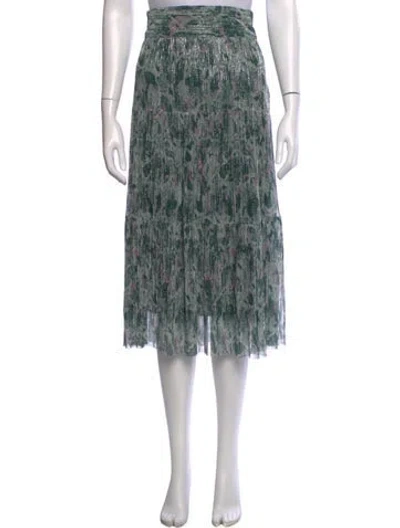 Pre-owned Ba&sh Floral Print Midi Length Skirt