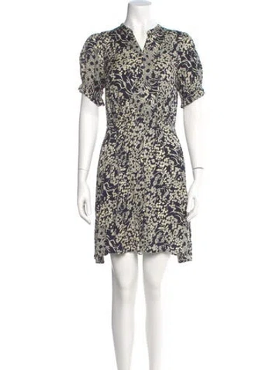Pre-owned Ba&sh Floral Print Mini Dress