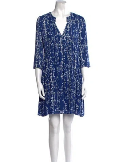 Pre-owned Ba&sh Floral Print Mini Dress