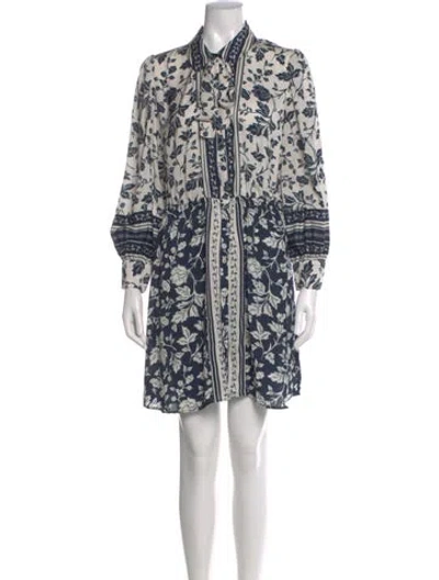Pre-owned Ba&sh Floral Print Mini Dress