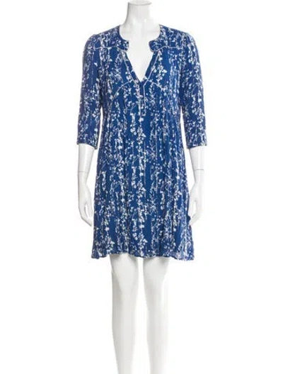 Pre-owned Ba&sh Floral Print Mini Dress