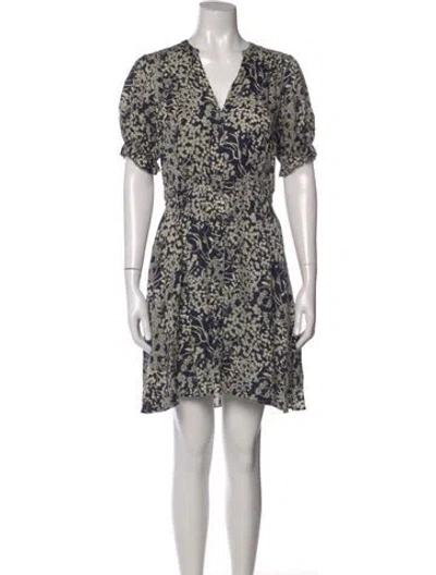 Pre-owned Ba&sh Floral Print Mini Dress