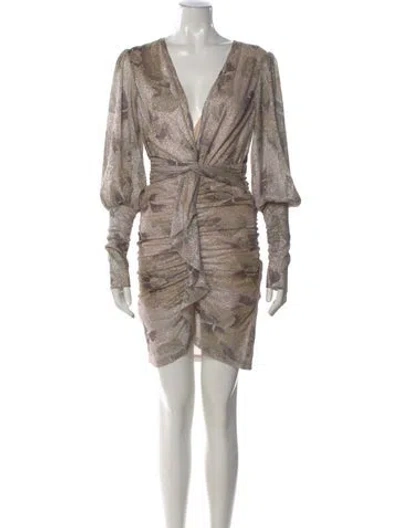 Pre-owned Ba&sh Floral Print Mini Dress
