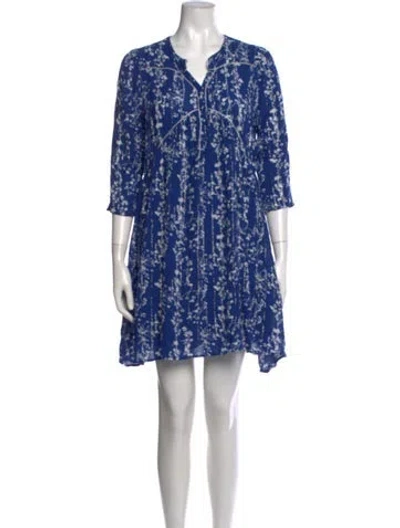 Pre-owned Ba&sh Floral Print Mini Dress
