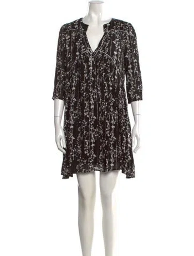 Pre-owned Ba&sh Floral Print Mini Dress