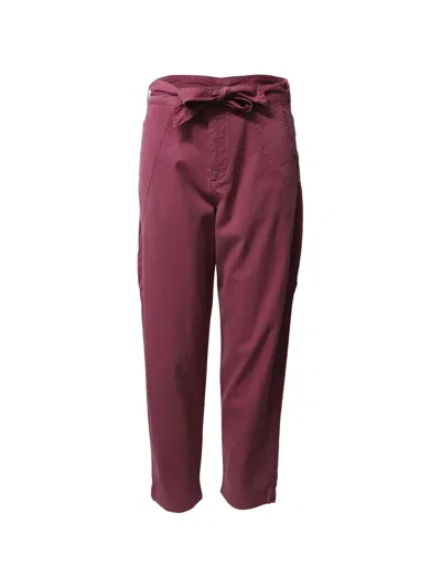 Pre-owned Ba&sh Fluid Tie Trousers In Red