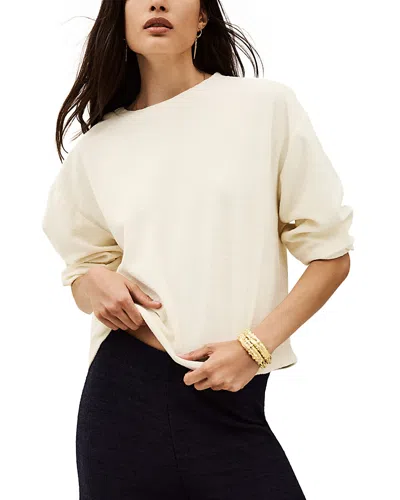 Ba&sh Ba & Sh Foley Button Shoulder Top In White