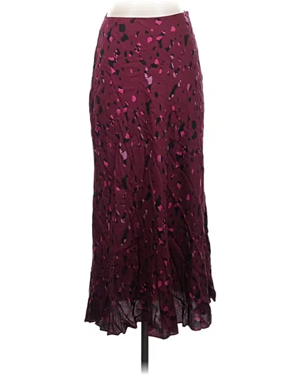 Pre-owned Ba&sh Formal Skirt In Burgundy