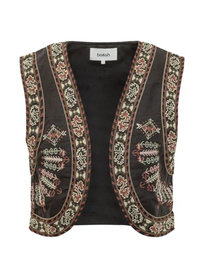 Ba&sh Fosca Waistcoat In Brown