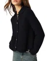 Ba&sh Gabriel Wool-blend Cardigan In Black