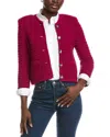 Ba&sh Gaspard Cardigan In Red