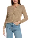 Ba&sh Guspa Cardigan In Sable In Gold