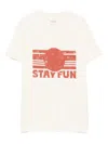 Ba&sh Graphic-print Cotton T-shirt In White