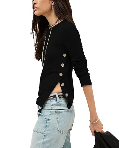 Ba&sh Ba & Sh Guilia Tee In Black