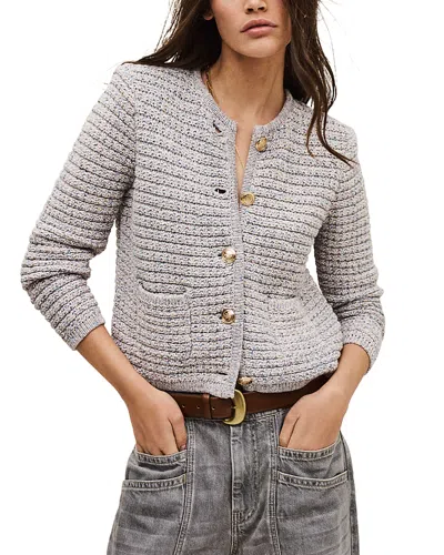 Ba&sh Ba & Sh Guspa Cardigan Jacket In Gray