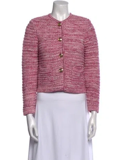 Pre-owned Ba&sh Guspa Crew Neck Sweater In Pink