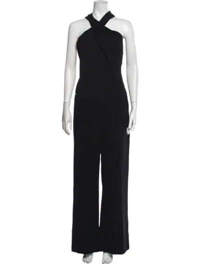 Pre-owned Ba&sh Halterneck Jumpsuit In Black