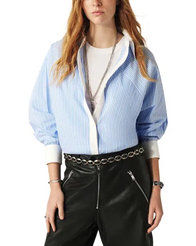 Ba&sh Hanae Shirt In Blue