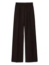 Ba&sh Handrew Pinstripe Elasticated Trousers In Black
