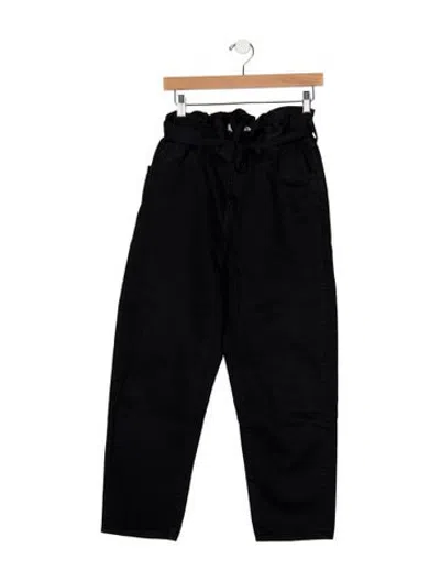 Pre-owned Ba&sh High-rise Straight Leg Jeans In Blue