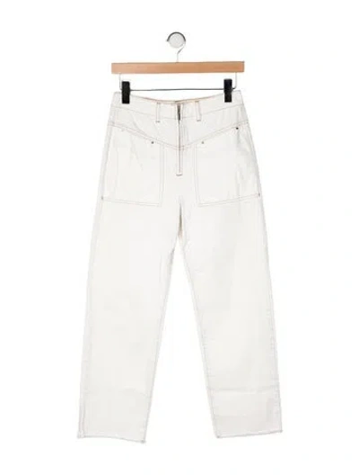Pre-owned Ba&sh High-rise Straight Leg Jeans In Multi