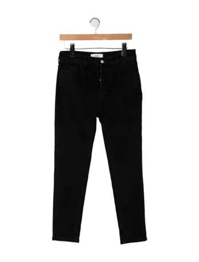Pre-owned Ba&sh High-rise Straight Leg Jeans W/ Tags In Black