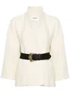 Ba&sh Hini Belted Jacket In Neutrals