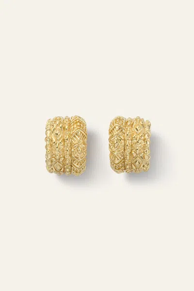 Ba&sh Hoop Earrings Sheldon For Women In Gold