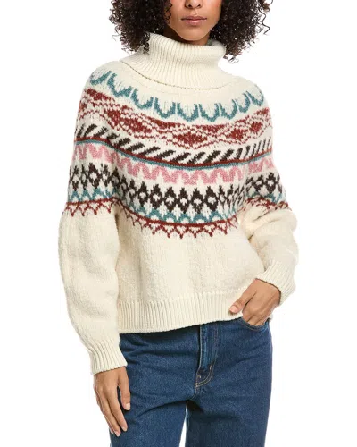 Ba&sh Iceberg Wool & Alpaca-blend Sweater In Neutral