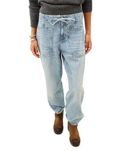 Ba&sh Ba & Sh Icocy Mid Rise Straight Jeans In Light Used Blue