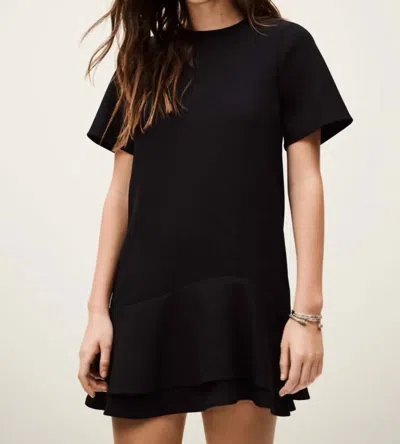 Ba&sh Ilon Mini Dress In Bleunuit In Black