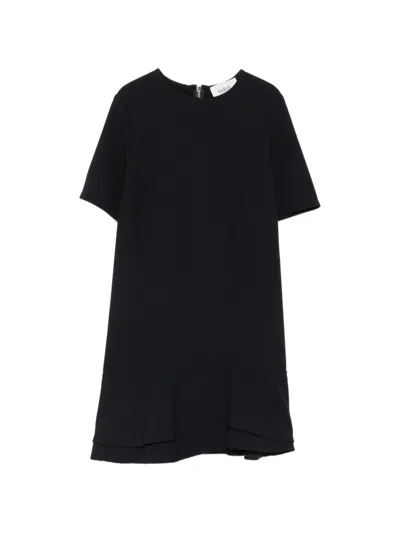 Ba&sh Short Sleeve Round Collar Dress Ilona For Women In Black