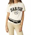 Ba&sh Ioni College Style Tee In Ecru In Neutral