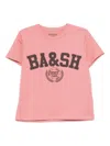 Ba&sh Ioni Logo-print Cotton T-shirt In Purple