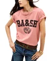 Ba&sh Ba & Sh Ioni Logo Tee In Pink