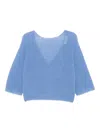 Ba&sh Isaac V-neck Jumper In Blue