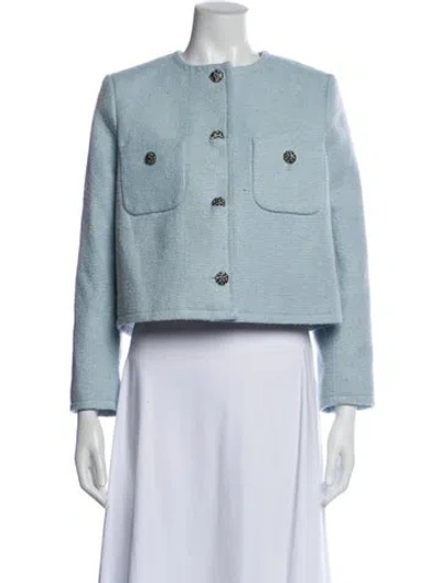 Pre-owned Ba&sh Jacket In Blue