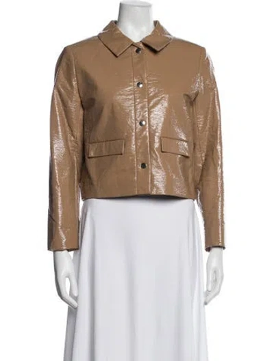 Pre-owned Ba&sh Jacket In Brown