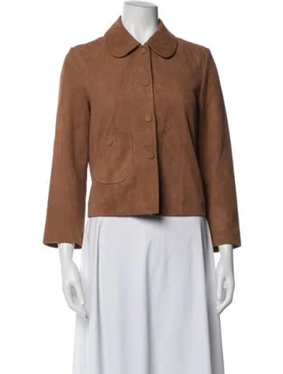 Pre-owned Ba&sh Jacket In Brown