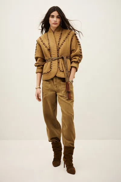 Ba&sh Jacket Cocoon For Woman In Brown