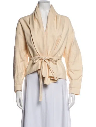 Pre-owned Ba&sh Jacket In Neutral