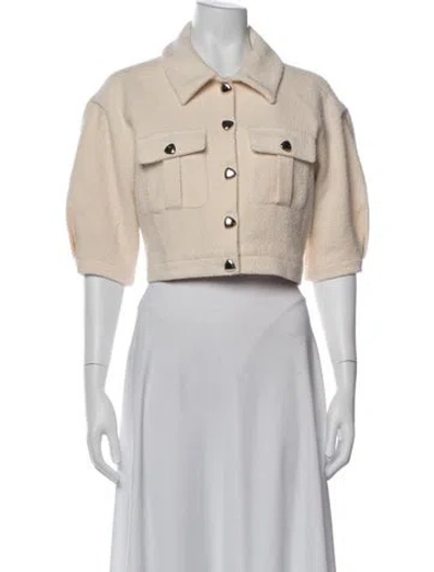 Pre-owned Ba&sh Jacket In Neutrals