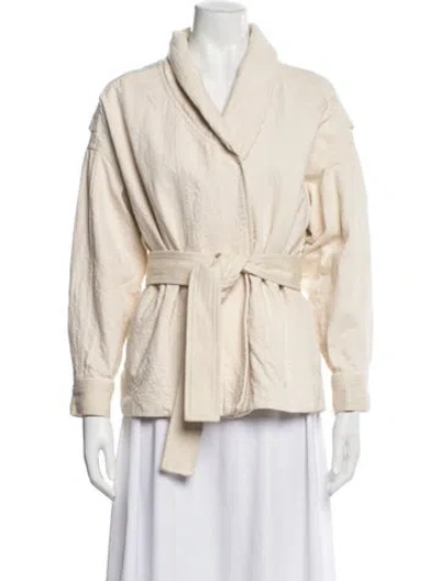 Pre-owned Ba&sh Jacket In Neutrals