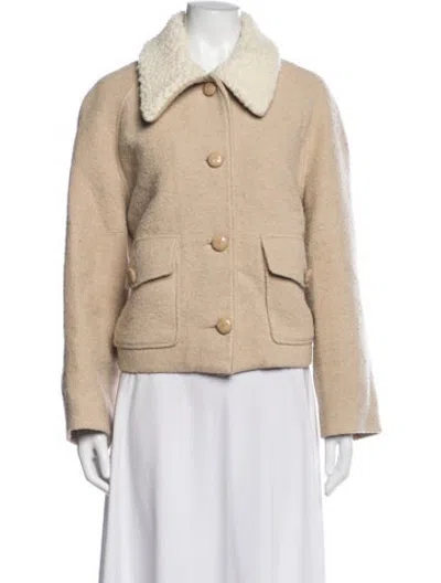 Pre-owned Ba&sh Jacket In Neutrals