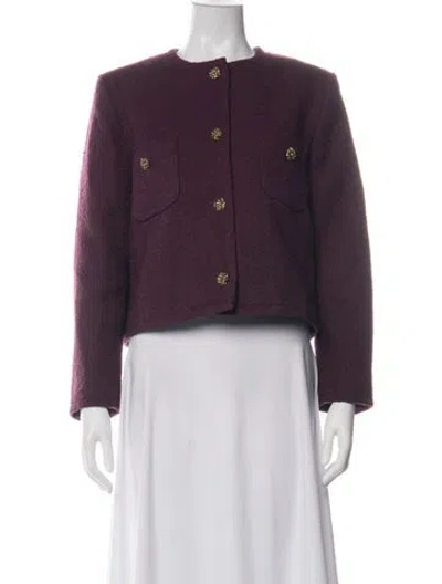Pre-owned Ba&sh Jacket In Purple