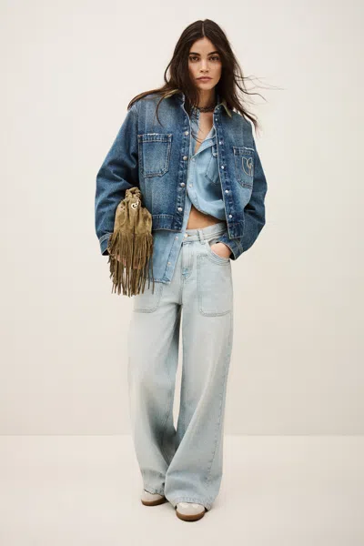 Ba&sh Jacket Vigilio For Woman In Blue