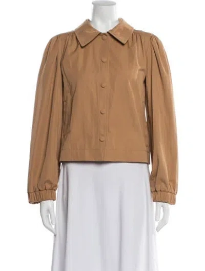 Pre-owned Ba&sh Jacket W/ Tags In Brown