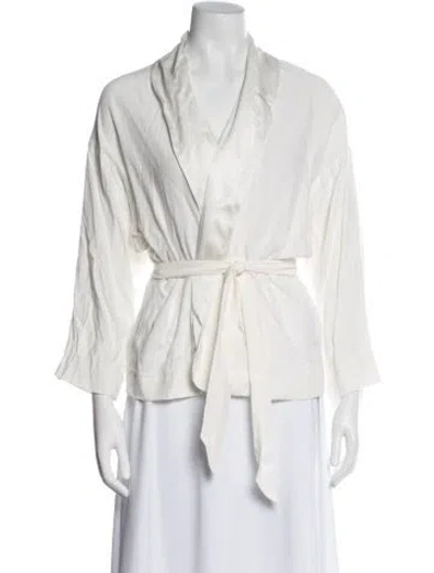 Pre-owned Ba&sh Jacket In White