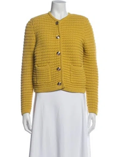 Pre-owned Ba&sh Jacket In Yellow